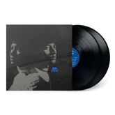 Skyway Soul: Gary, Indiana vinyl record with black sleeve featuring black-and-white portraits and industrial bridge background