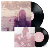 Vinyl records and cover featuring soft-focus vintage photos with smiling women titled Lady Full Of Dreams