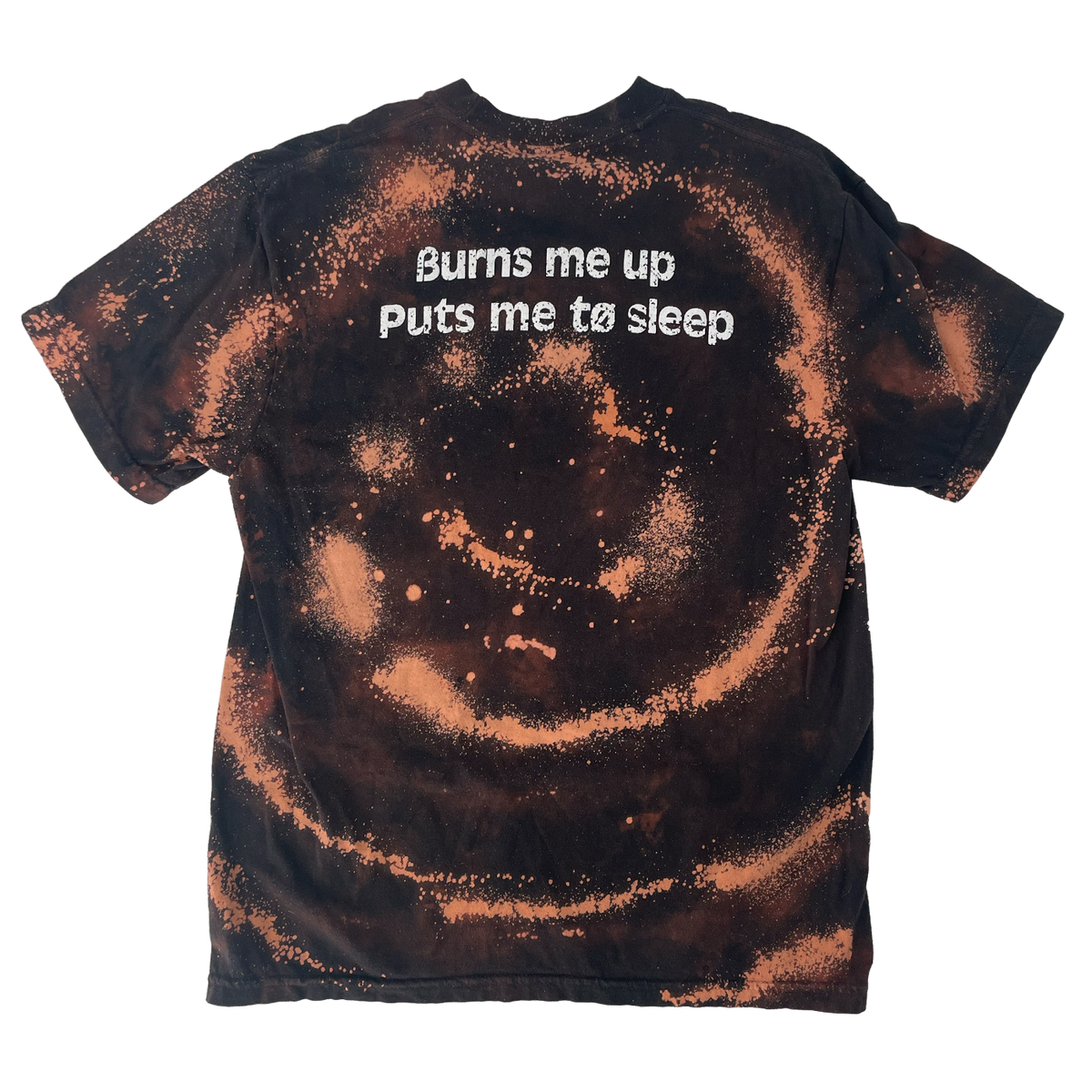 Burns Me Up Hand Bleached T-Shirt