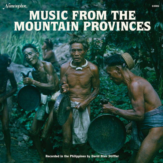 Music from the Mountain Provinces album cover featuring indigenous musicians, Recorded in the Philippines by David Blair Stiffler