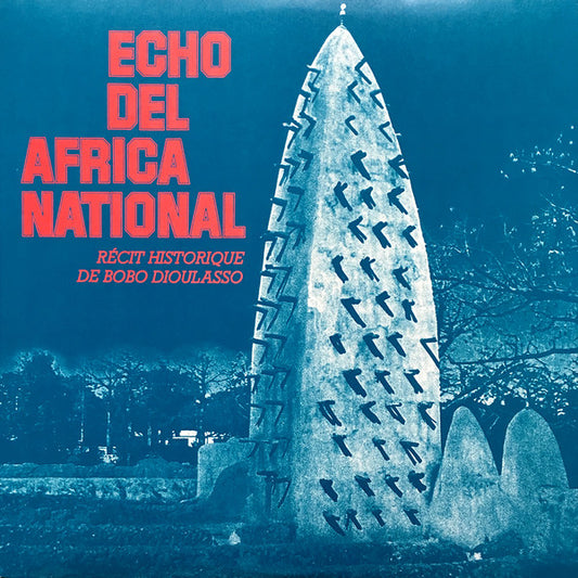 Blue-toned album cover featuring traditional African architecture with text Récit Historique De Bobo Dioulasso