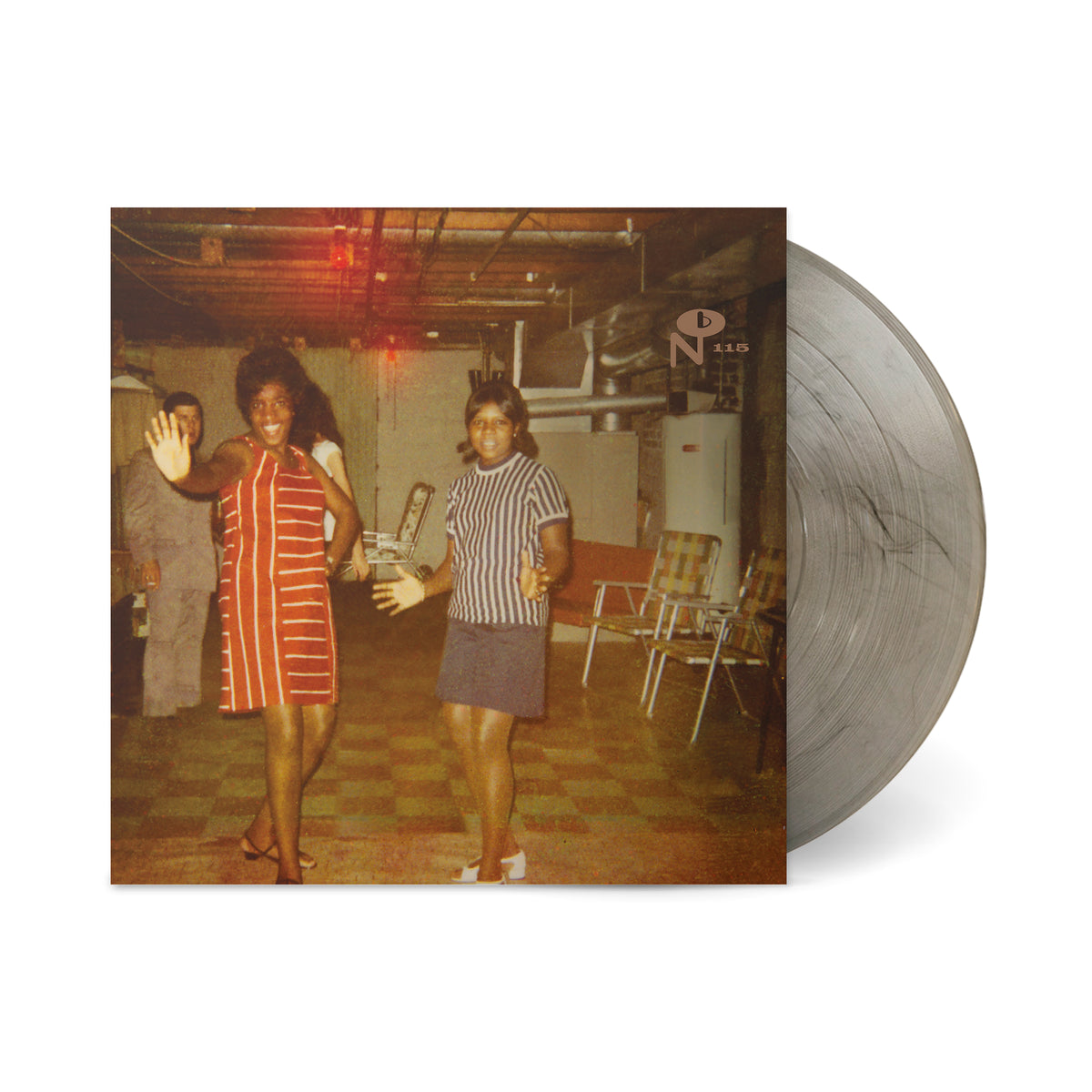 Penny & the Quarters & Friends vinyl record with vintage photo of two women dancing in a basement setting