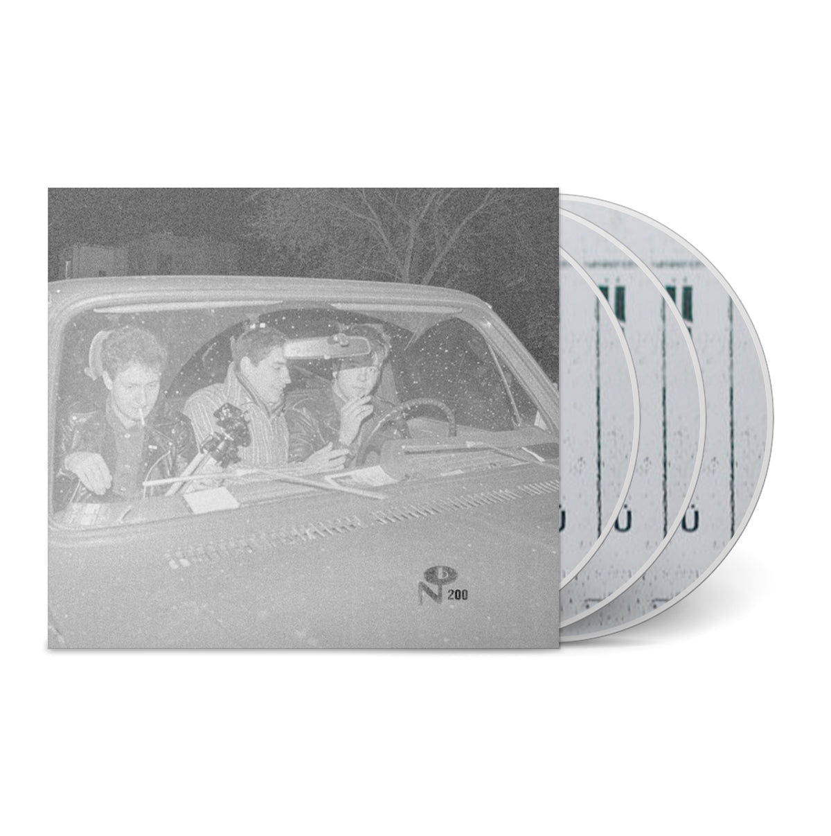 Savage Young Dü CD set with black and white photo of a band in a car on the cover and three CDs in clear cases.