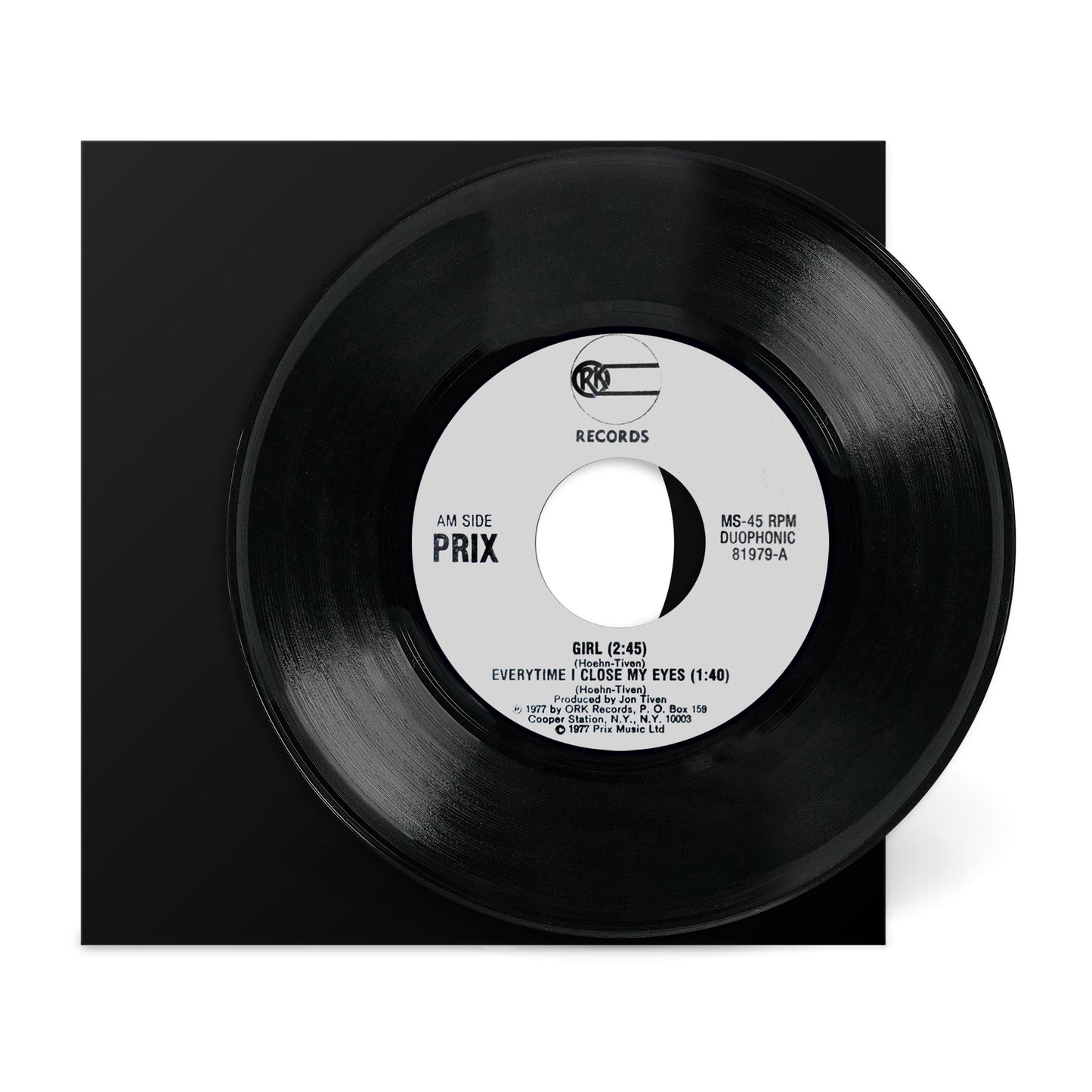 Girl / Everytime I Close My Eyes b/w Zero