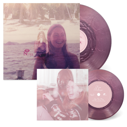 Lady Full Of Dreams vinyl record with soft purple hues and blurred smiling women on cover and inner sleeve artwork.