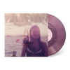 Lady Full Of Dreams vinyl record with purple translucent vinyl and beach-themed cover art featuring a smiling woman