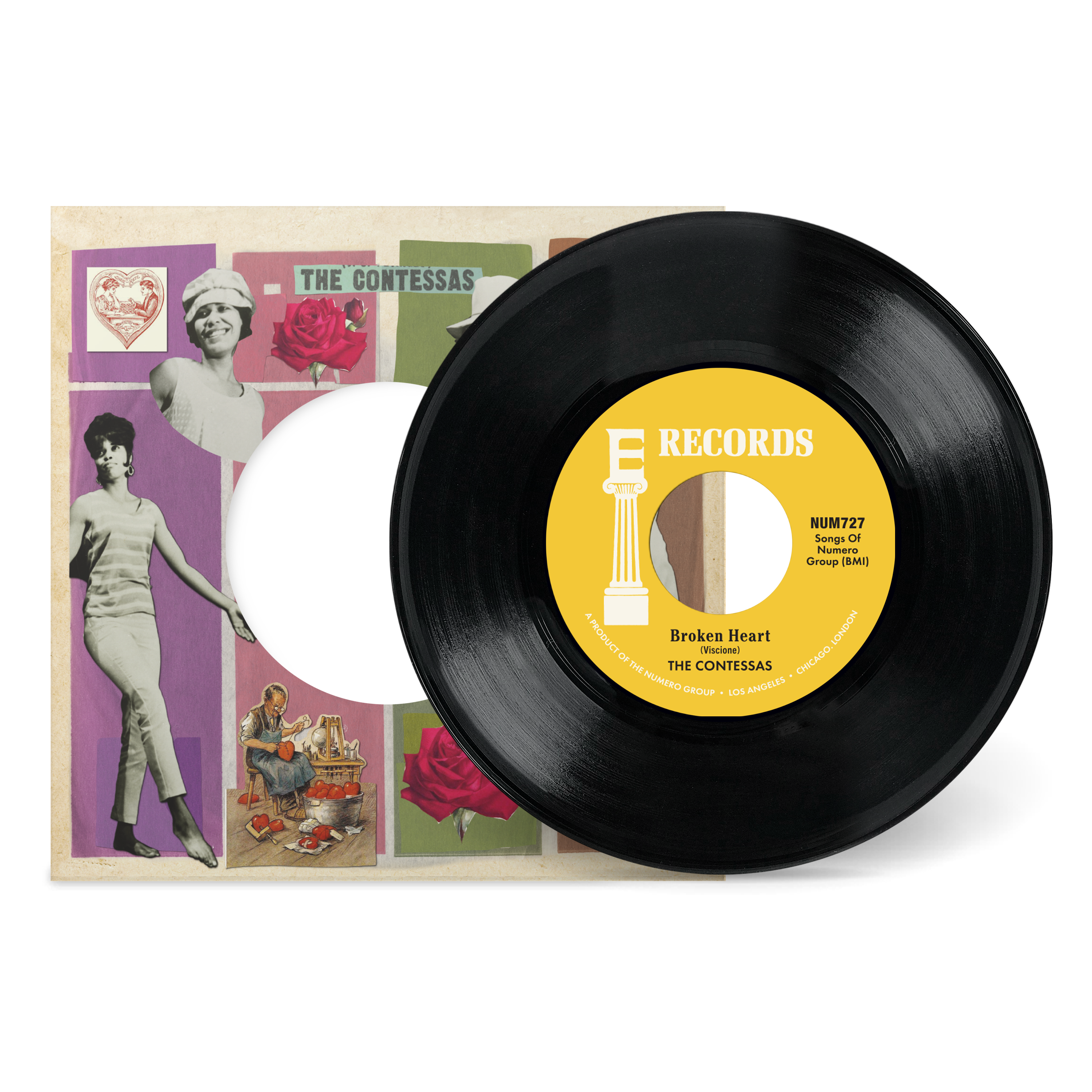 The Contessas — Broken Heart b/w Gimme Gimme – Numero Group