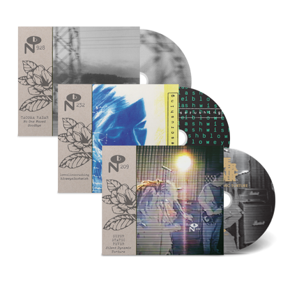 Magnolia CD Bundle: Chapter 2 featuring three unique CD designs with artistic covers and colored discs from Numero Group.