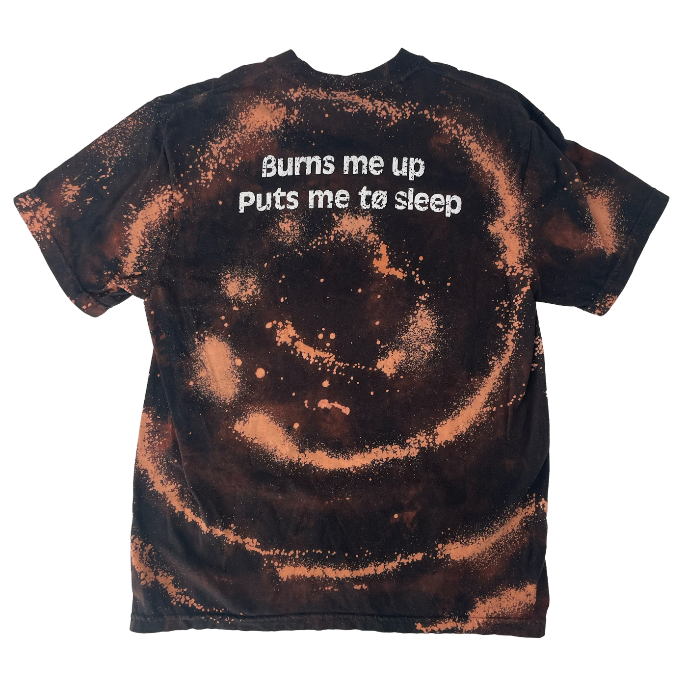 Burns Me Up Hand Bleached T-Shirt