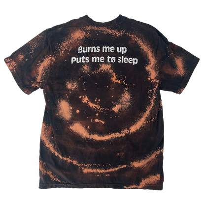 Burns Me Up Hand Bleached T-Shirt