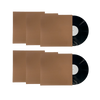 6xLP Hand-screened Bundle: Chapter Two showing two sets of vinyl records with plain brown chipboard sleeves