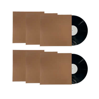 6xLP Hand-screened Bundle: Chapter Two showing two sets of vinyl records with plain brown chipboard sleeves