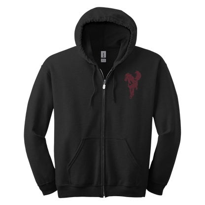 Unwound Leaves Zip Hoodie
