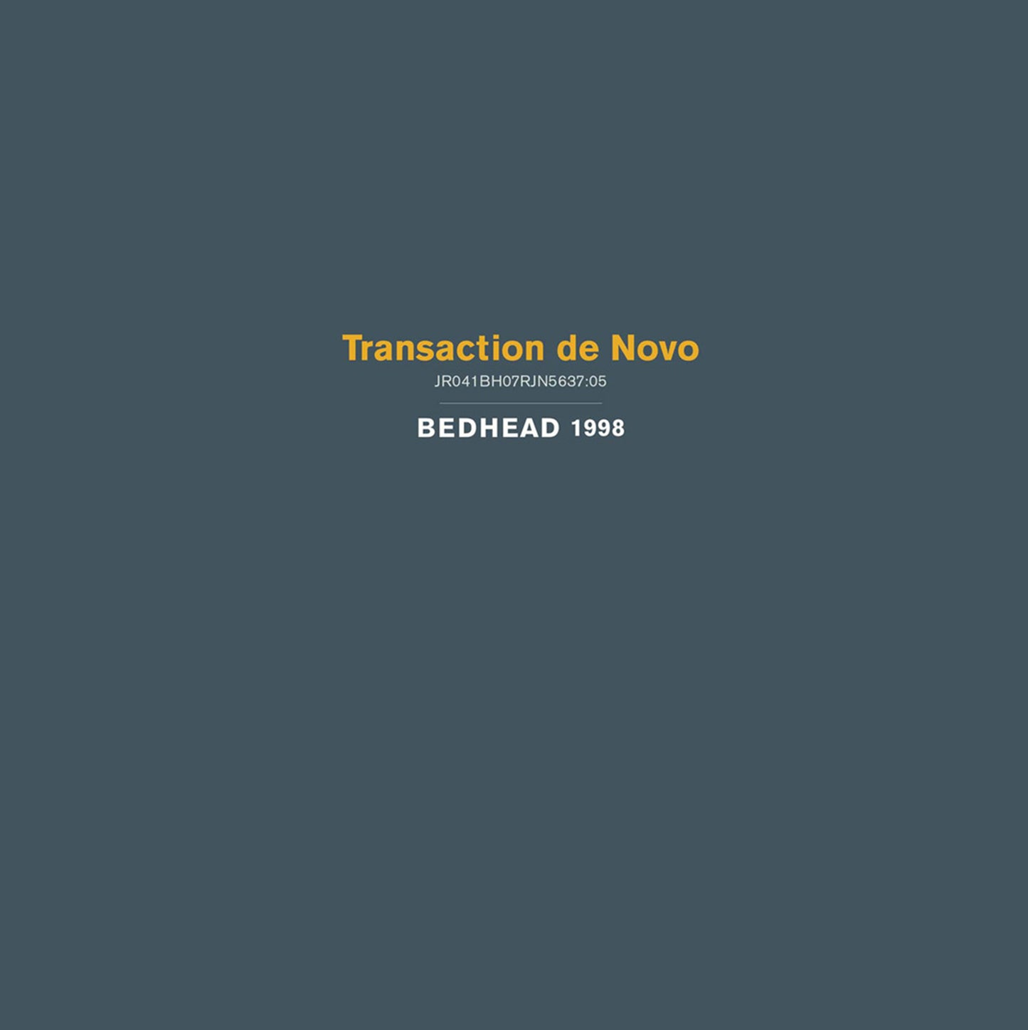 Transaction De Novo