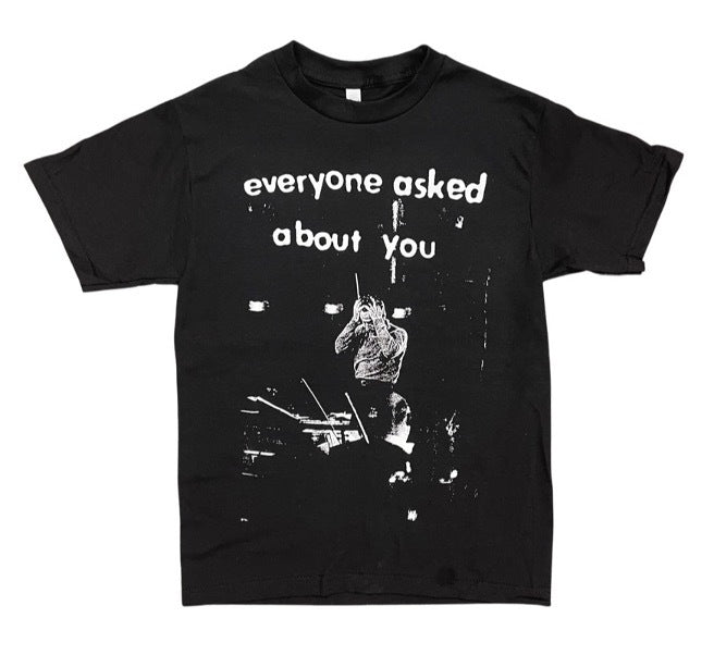 Everyone Asked About You — Black EAAY T-Shirt – Numero Group