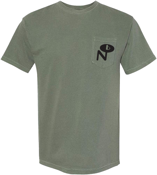 Numero Pocket T-Shirt (Moss Green)